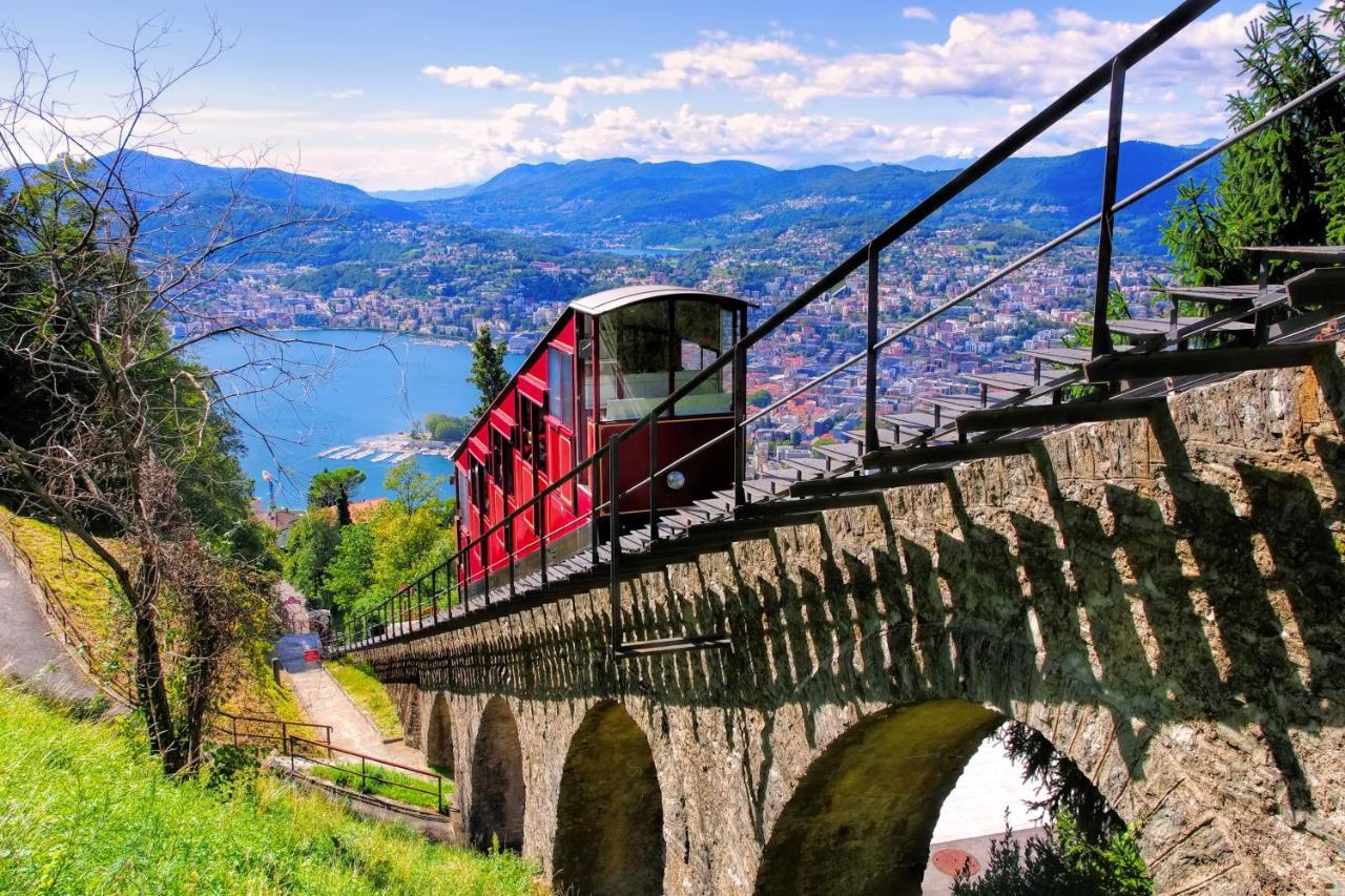 Panoramic Penthouse - Happy Rentals Lugano Eksteriør bilde