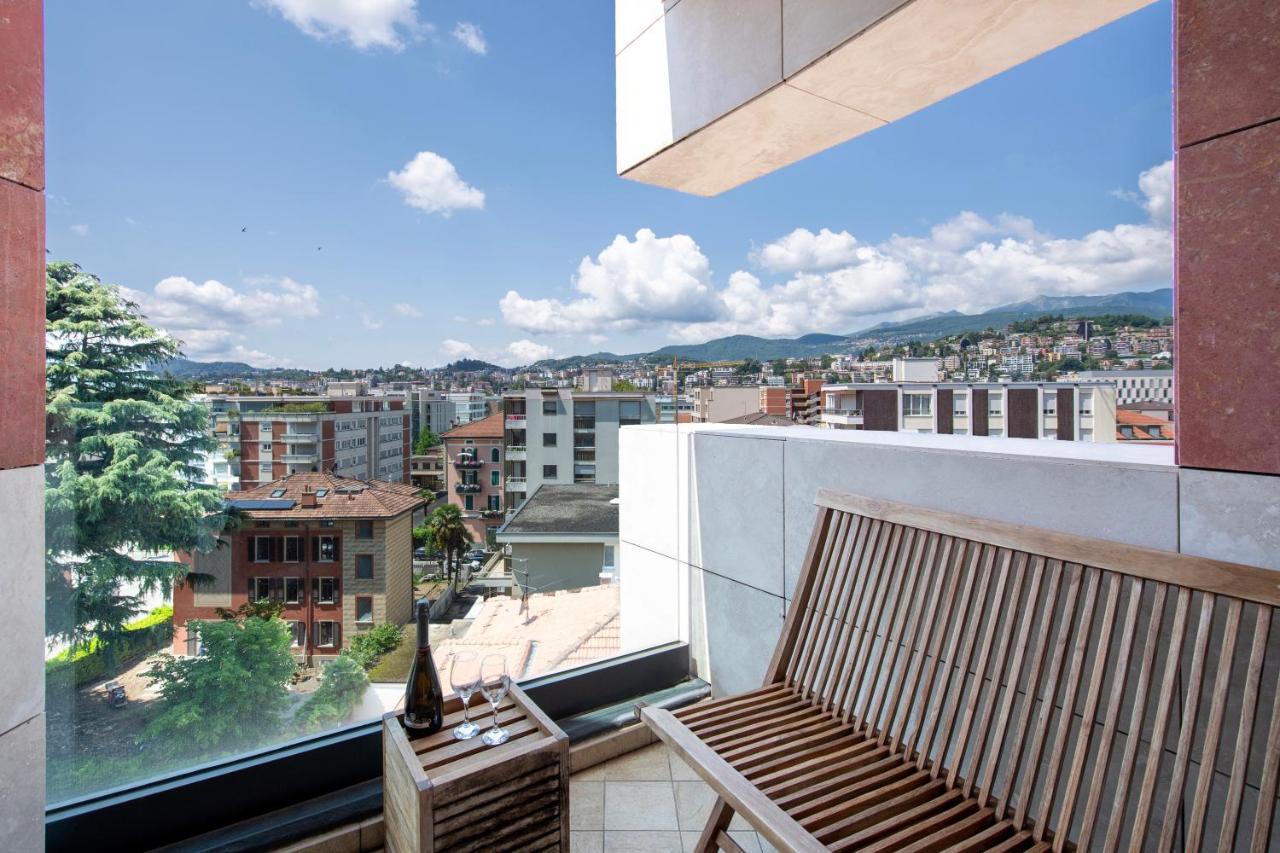 Panoramic Penthouse - Happy Rentals Lugano Eksteriør bilde