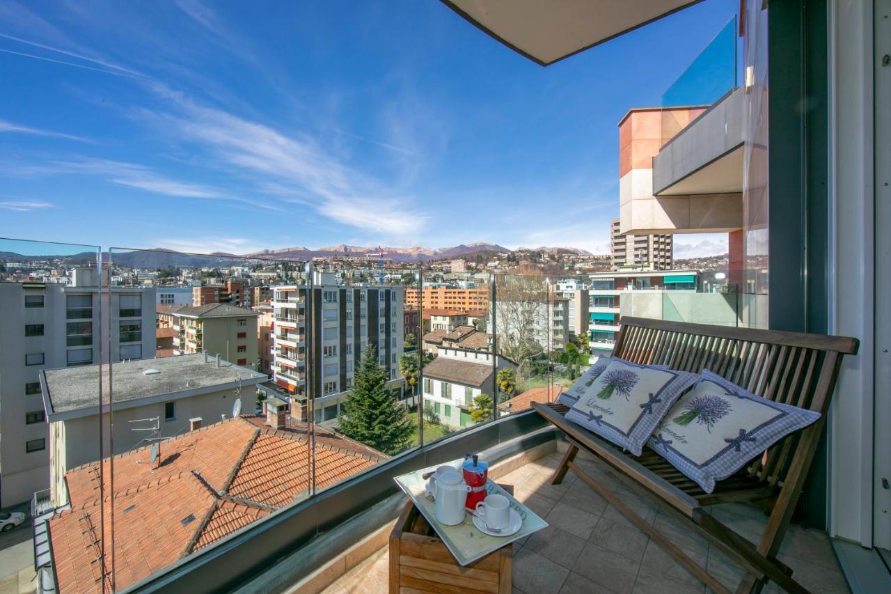 Panoramic Penthouse - Happy Rentals Lugano Eksteriør bilde