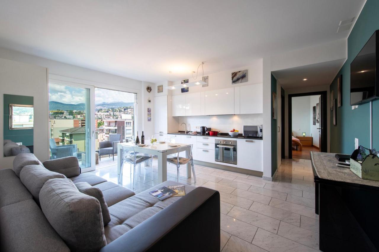 Panoramic Penthouse - Happy Rentals Lugano Eksteriør bilde